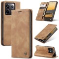 For Xiaomi Redmi Note 13 Pro 5G CaseMe 013 Multifunctional Horizontal Flip Leather Phone Case(Brown)
