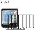 For Samsung Galaxy Z Flip5 25pcs External Small Screen Full Glue Full Cover Screen Protector Tempere