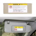 For Buick / Chevrolet Left-hand Drive Car Sun Visor Makeup Mirror 23196443(Light Beige)