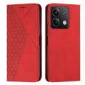 For Xiaomi Redmi Note 13 Diamond Splicing Skin Feel Magnetic Leather Phone Case(Red)