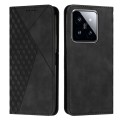 For Xiaomi 14 Diamond Splicing Skin Feel Magnetic Leather Phone Case(Black)