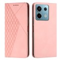 For Xiaomi Redmi Note 13 Pro 4G Global Diamond Splicing Skin Feel Magnetic Leather Phone Case(Rose G