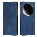For Xiaomi 14 Ultra Diamond Splicing Skin Feel Magnetic Leather Phone Case(Blue)