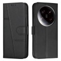 For Xiaomi 14 Ultra Stitching Calf Texture Buckle Leather Phone Case(Black)