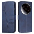 For Xiaomi 14 Ultra Stitching Calf Texture Buckle Leather Phone Case(Blue)