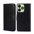 For Tecno Spark Go 2024 Crystal Texture Leather Phone Case(Black)