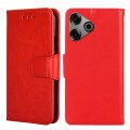 For Tecno Pova 6 Pro 5G Crystal Texture Leather Phone Case(Red)