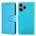 For Tecno Pova 6 Pro 5G Crystal Texture Leather Phone Case(Sky Blue)