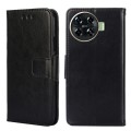 For Tecno Spark 20 Pro+ 4G Crystal Texture Leather Phone Case(Black)