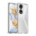 For Honor 80 Colorful Series Acrylic Hybrid TPU Phone Case(Transparent)