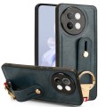 For vivo S18e 5G Wristband Leather Back Phone Case(Blue)