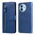 For vivo Y38 5G / T3x 5G Global Fashion Calf Texture Zipper Leather Phone Case(Blue)
