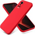 For Hisense H60 Pure Color Liquid Silicone Shockproof Phone Case(Red)