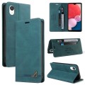 For Samsung Galaxy A23 5G JP Version Skin Feel Anti-theft Brush Horizontal Flip Leather Case with Ho