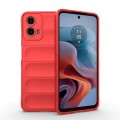 For Motorola Moto G34 5G Magic Shield TPU + Flannel Phone Case(Red)