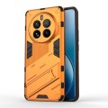 For Realme 12 Pro 5G Global Punk Armor 2 in 1 PC + TPU Phone Case with Holder(Orange)