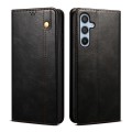 For Samsung Galaxy S23 FE 5G Oil Wax Crazy Horse Texture Leather Phone Case(Black)