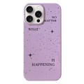 For iPhone 15 Pro Max Painted Pattern PC Phone Case(Splashing Ink)