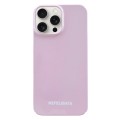 For iPhone 15 Pro Max Painted Pattern PC Phone Case(Pink)