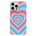 For iPhone 15 Pro Max Painted Pattern PC Phone Case(Love)