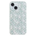 For iPhone 15 Plus Painted Pattern PC Phone Case(Tulip Bunny)
