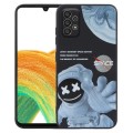 For Samsung Galaxy A33 5G Martian Astronaut Pattern Shockproof Phone Case(Black)
