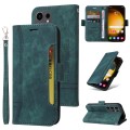 For Samsung Galaxy S24 Ultra BETOPNICE Dual-side Buckle Leather Phone Case(Green)