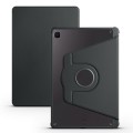For Samsung Galaxy Tab S6 Lite P610 Acrylic 360 Degree Rotation Smart Tablet Leather Case(Black)