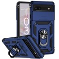 For Google Pixel 6a Sliding Camshield Holder Phone Case(Blue)