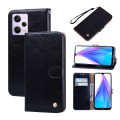 For Xiaomi Redmi Note 12 Pro 5G Global Oil Wax Texture Leather Phone Case(Black)