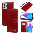 For Xiaomi Redmi Note 12 4G  Global Oil Wax Texture Leather Phone Case(Red)