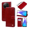 For Xiaomi Redmi A3 Oil Wax Texture Leather Phone Case(Red)