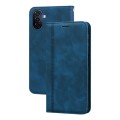 For Huawei nova Y70 / Y70 Plus Frosted Business Magnetic Horizontal Flip PU Phone Case(Blue)