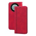 For Honor X9b Frosted Business Magnetic Horizontal Flip PU Phone Case(Red)