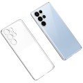 For Samsung Galaxy S23 Ultra 5G SULADA Shockproof Plating TPU Transparent Phone Case(Silver)