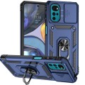 For Motorola Moto G22 5G / Moto G Play 2024 Sliding Camshield Holder Phone Case(Blue)