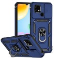 For Xiaomi Redmi 10C Sliding Camshield Holder Phone Case(Blue)