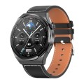 KT62 1.36 inch TFT Round Screen Smart Watch Supports Bluetooth Call/Blood Oxygen Monitoring, Strap:L