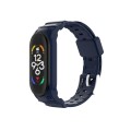 For Xiaomi Mi Band 7 / 6 / 5 Integrated TPU Watch Band(Dark Blue)