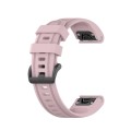 For Garmin Epix Pro 42mm Pure Color Silicone Watch Band(Rose Pink)