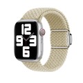 For Apple Watch 8 45mm Nylon Loop Magnetic Buckle Watch Band(Starlight)