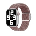 For Apple Watch SE 2022 44mm Nylon Loop Magnetic Buckle Watch Band(Smoke Purple)