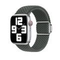 For Apple Watch 7 45mm Nylon Loop Magnetic Buckle Watch Band(Space Grey)