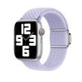 For Apple Watch 2 38mm Nylon Loop Magnetic Buckle Watch Band(Fog Purple)