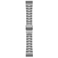 For Garmin Instinct 2X Solar Titanium Alloy Quick Release Watch Band(Titanium Gray)