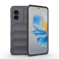 For Honor 100 5G Magic Shield TPU + Flannel Phone Case(Dark Grey)