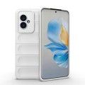 For Honor 100 5G Magic Shield TPU + Flannel Phone Case(White)