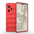 For Honor 100 Pro 5G Magic Shield TPU + Flannel Phone Case(Red)