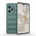 For Honor 100 Pro 5G Magic Shield TPU + Flannel Phone Case(Dark Green)