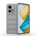 For Honor 90 GT 5G Magic Shield TPU + Flannel Phone Case(Grey)